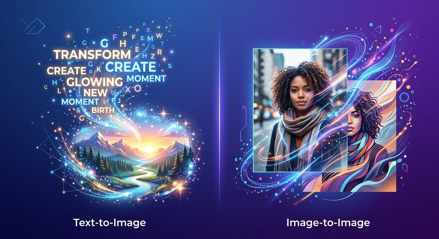Text-to-Image vs. Image-to-Image: Which AI Editing Workflow is Right for You?